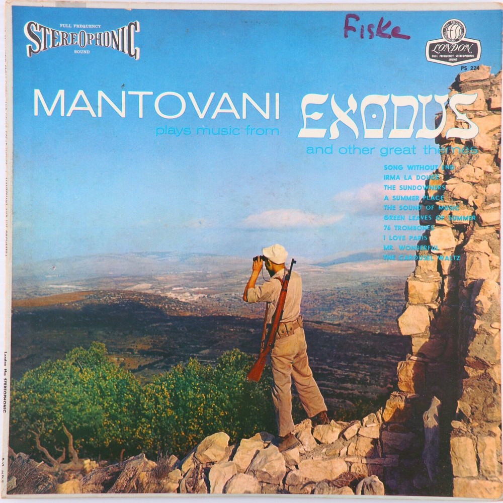 Mantovani Plays Music From Exodus & Other Great Theme Music 12" LP Vinyl Record